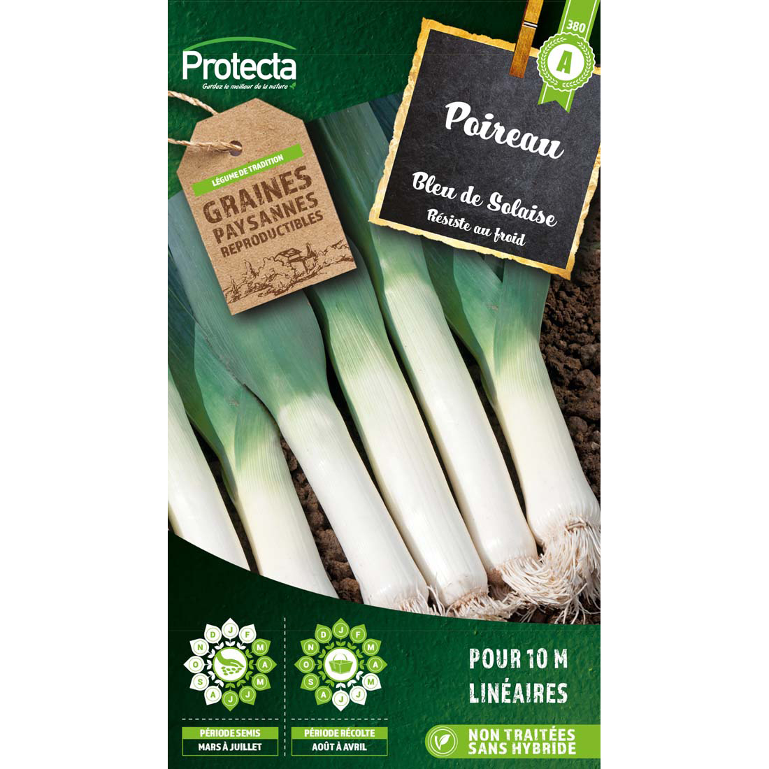 Poireau bleu de Solaise sachet 3g