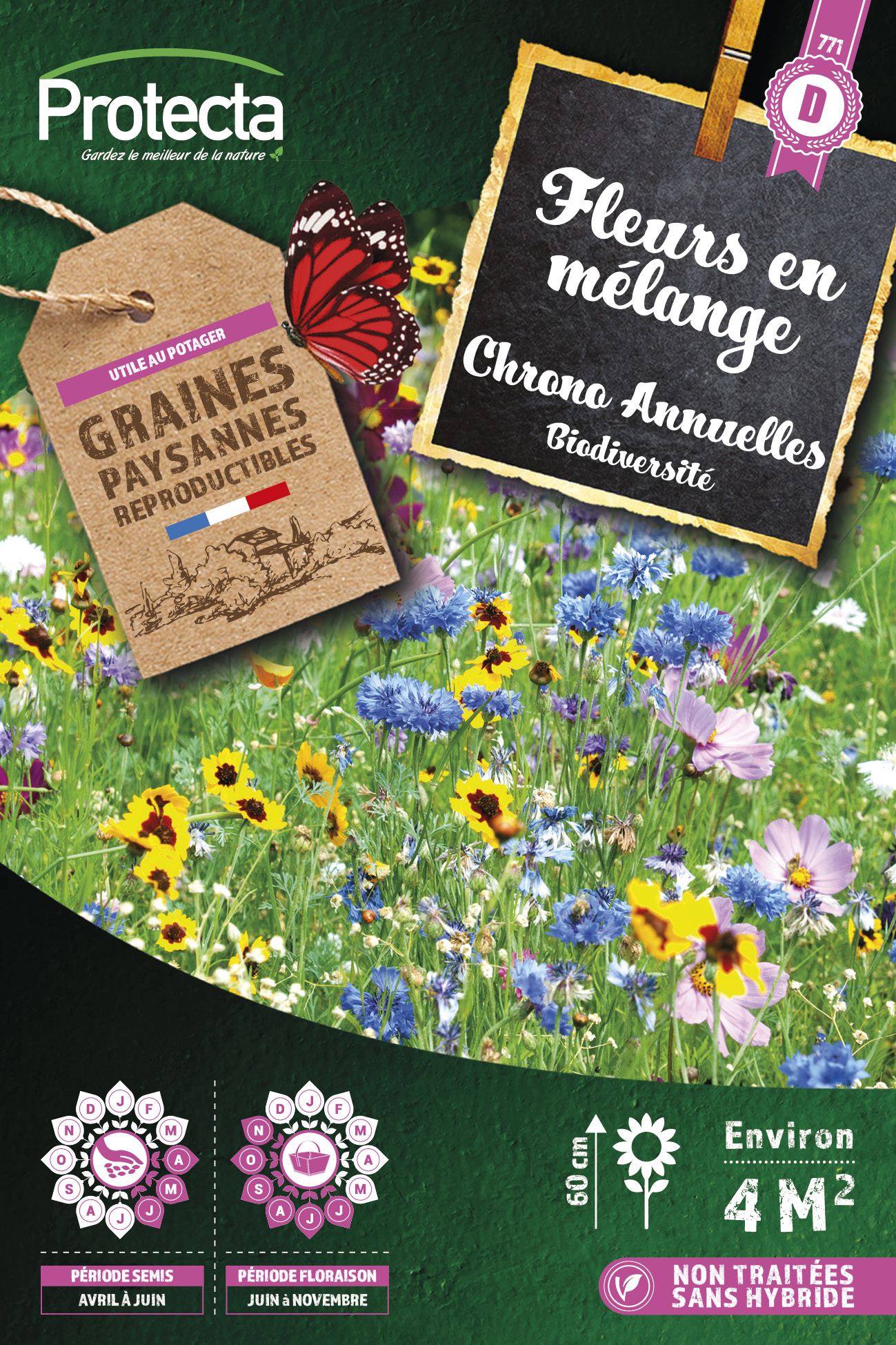 Fleurs En Mélange Chrono Pour Biodiversité -10g