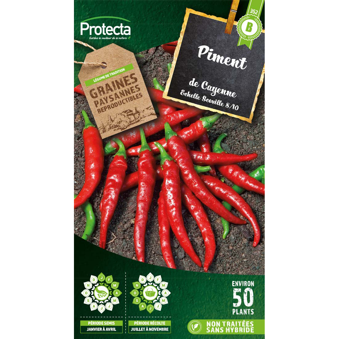 Piment de Cayenne sachet 1g